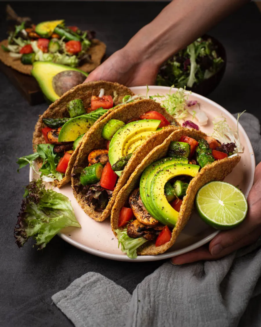 Keto Tortillas with Flaxseed Meal (Vegan)