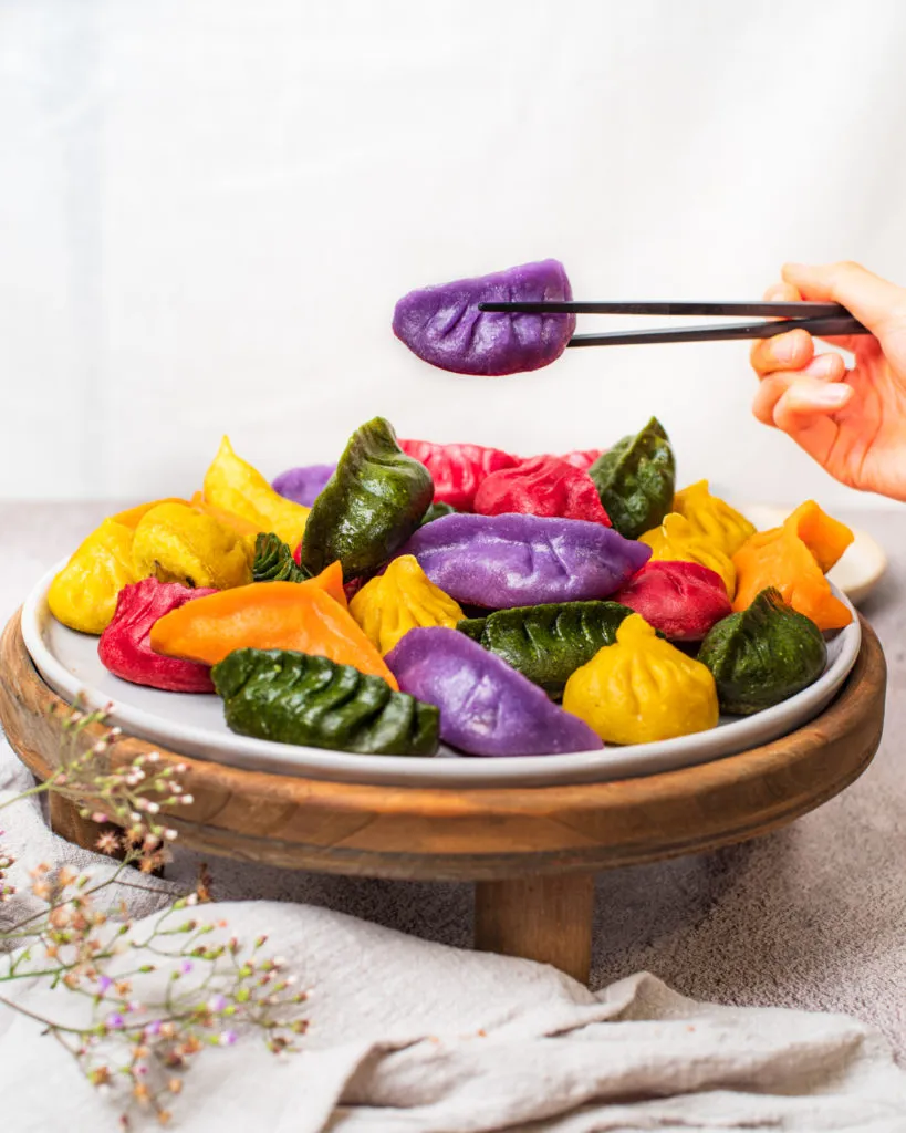Rainbow Dumplings