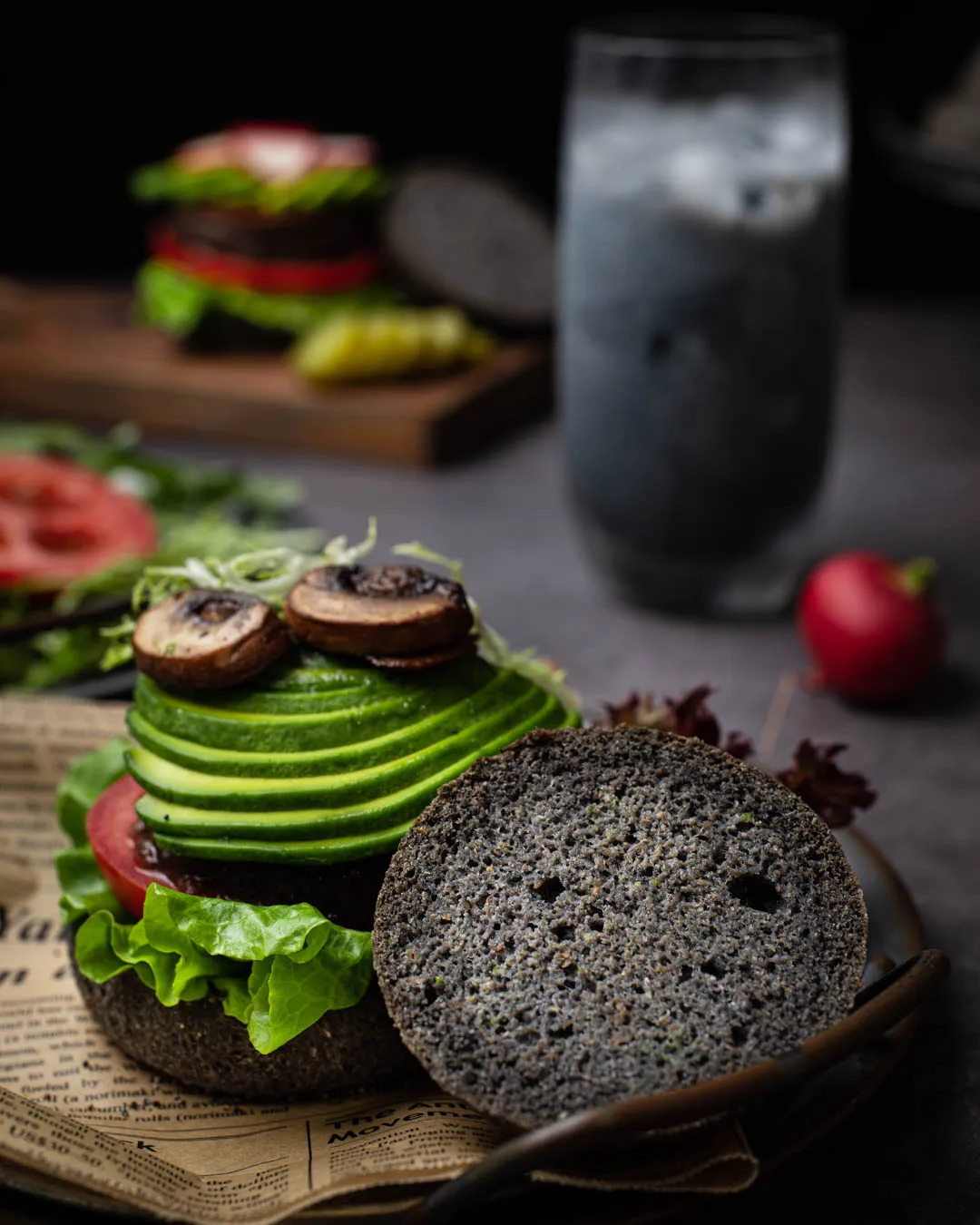 Keto bread with avocado