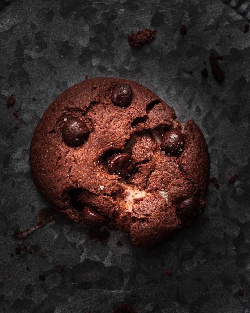 Double Chocolate Mochi Cookies