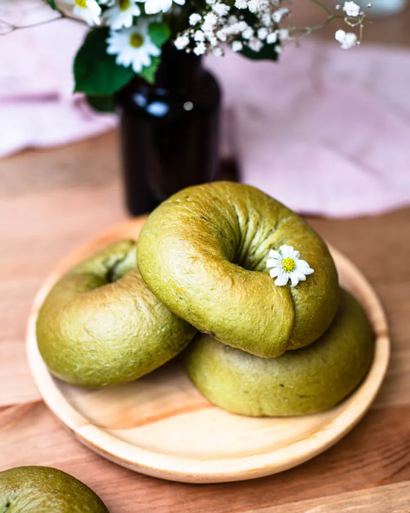 matcha bagels